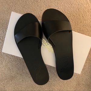Ancient Greek Sandals Arsinoi Leather Slides